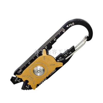 20 in-one multi-function key ring outdoor multi-function portable tool small cross hexagon screwdriver personal wheel