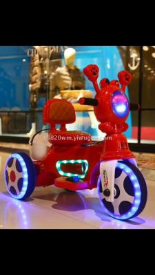Electric tricycle light toys children's car baby products tricycle novelty toys