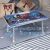 White pipe portable bed desk cartoon student lazy table eat dinner table study table small table
