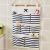 6/8 bags bow knot multi-functional bag wall hanging cotton and linen hanging bag kitchen bathroom arrangement