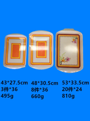 Miamine decal tray a large number of stock spot style multi-size complete can be sold on jin