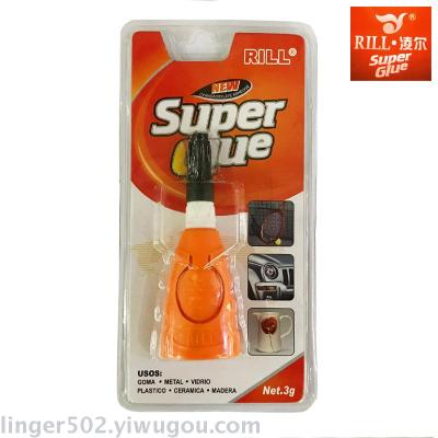 New style glue 502 glue 3g strong quick dry glue safe and environmentally friendly brand glue