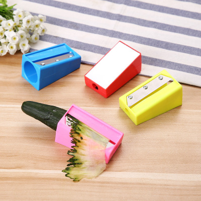 Face care cucumber peeling and slicing machine with multi-function mirror cosmetic skin cutting knife
