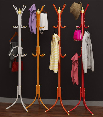 Factory hanging clothes rack floor clothes rack bedroom clothes hat rack simple hanging clothes rack household hanging