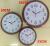 Gift Wall Clock Wood Grain Antique Wall Clock Can Be Customized Mold Printing Logo Self-Produced and Self-Sold