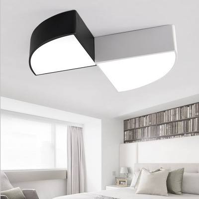 Geometric creativity simple ceiling lamp personality balcony modern art LED bedroom lamps