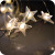 2 m 20 stars copper wire warm white lights string Christmas decoration theme lights string