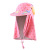 Sun protection swimming cap children's swimming cap cartoon cornice hats outdoor water protection wind and uv protection