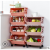 Kitchen shelf, pulley storage rack, fruit and vegetable basket.