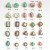 New nail jewelry nail alloy inlaid diamond Japan and Korea New diamond DIY exclusive manufacturers wholesale