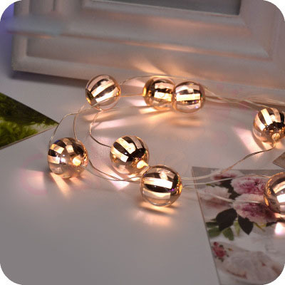 3AA transparent battery box warm white stripe beaded lamp series led copper wire lamp series can be customized