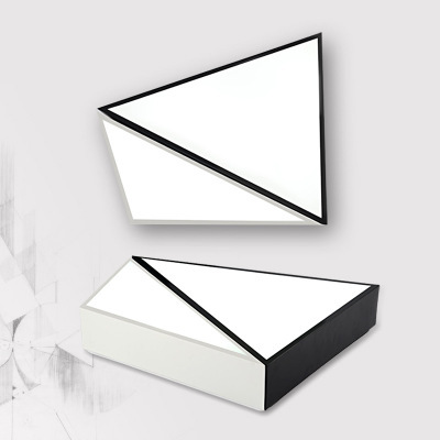 Geometric triangle LED ceiling lamp decoration simple modern creative personality art