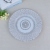 Glass plate manufacturer plating jinbianxi meal plate cake plate placed pieces of glass plate