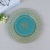 Glass plate manufacturer plating jinbianxi meal plate cake plate placed pieces of glass plate