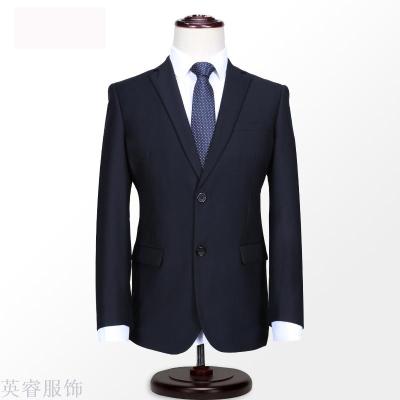 Men's and women's uniform suit uniform suit men's solid color black casual business slimming new style