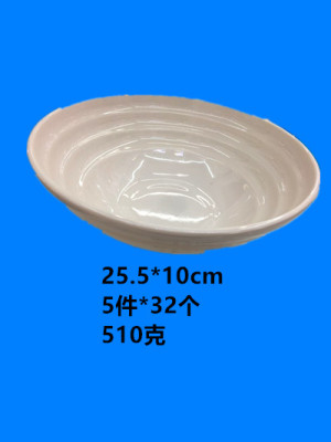 White screw bowl imitation of ceramic milamine bowl stock manufacturers direct marketing