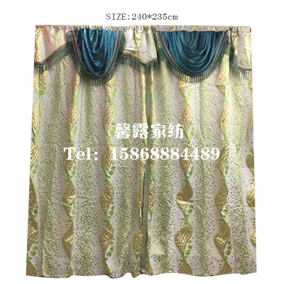 African products, African products, South American finished curtain, jacquard, pointed hat, finished curtain