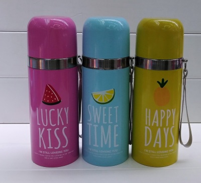 Vacuum thermos cup travel pot gift cup bullet head straw cup