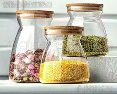 Borosilicate glass jar, honey jar, pickles jar, jam jar, storage jar sealed jar, candied fruit jar
