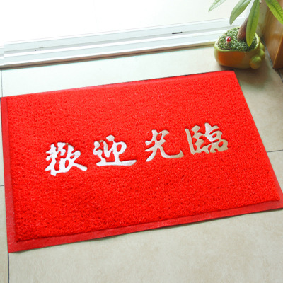 Leqi Thickened Silk Ring Door Scraping Carpet Customized Various Hotel Welcome Advertisement Non-Slip Carpet Doormat for Elevator