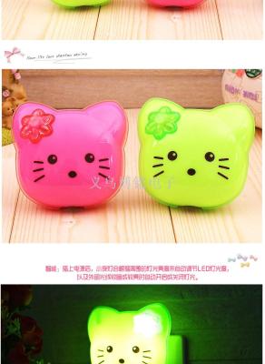 Hot style creative LED new special custom business gifts festival birthday gift wholesale KT cat night light