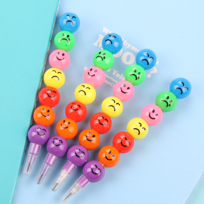 Sugar-Coated Haws on a Stick 7 Crayon Pencil Stationery Kindergarten Prizes Elementary School Supplies Gift for School Opens