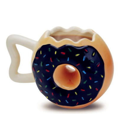 Creative doughnut mug art cookie coffee mug