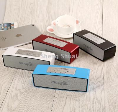 WS636 wireless bluetooth plug-in in card small speaker bluetooth subwoofer audio speakerphone radio