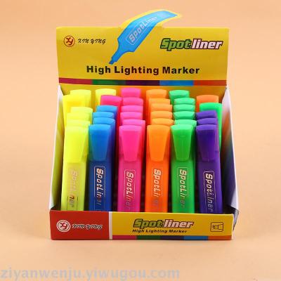 Cute Candy Color Color Large Capacity Fluorescent Pen Marking Pen