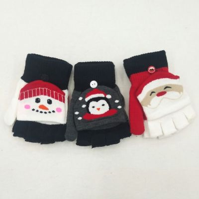 Gloves half refer to the warm knitted Gloves that Santa covers