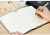 Lianhua fashionable and elegant hard copy A5 grinding gilt horizontal line notebook 32K notepad bound diary