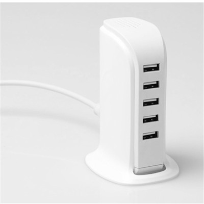 5usb smart phone charger 5V6A row plug-in charger multiusb interface automatic distribution charger
