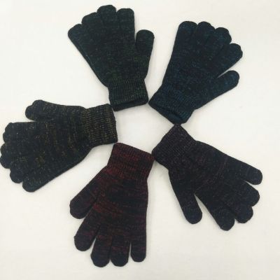 Close bright silk knitting warm new Gloves