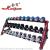 HJ-b8227 will be equipped with a three-layer dumbbell-rack 15 for dumbbell display gym.