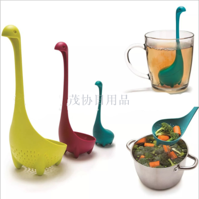 TV Products Kitchen Supplies Nice Lake Monster Three-Piece Suit Colander Soup Spoon Tea Strainer