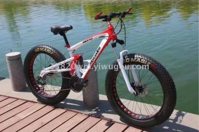 Bicycle snowfield bicycle snowfield bicycle snowmobile foreign trade factory tianjin container