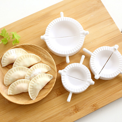 Hand-dumpling made plastic maker mold rapid dumpling tool magic clock kitchen supplies