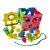 Multi-purpose shape intelligence box early education puzzle blocks