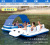 2018 new customized export summer inflatable water leisure chair platform water floating platform water amusement toys
