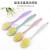 Bath Gadget Home Bathroom Bath Brush Back Brush Long Handle Rub Back Bath Brush Bath Brush Soft Hair Exfoliating