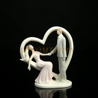 Manufacturers direct sales of modern ceramic lovers home decoration ceramic crafts wedding gifts home decoration