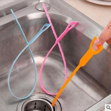 Kitchen Pipe Unclogging Hook Sewer Toilet Drainage Facility Household Sink Drainage Cleaning Hook