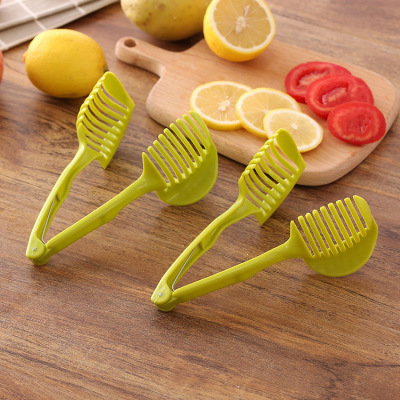 Kitchen supplies tomato slicer lemon clip slicer assist small tools multi-purpose vegetable cutter