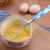 Stainless steel manual egg beater household Stainless steel kitchen utensils egg cream egg beater