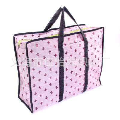 Cargo bags available in stock student moving bags luggage bags 52*40*20 printed hand woven bags