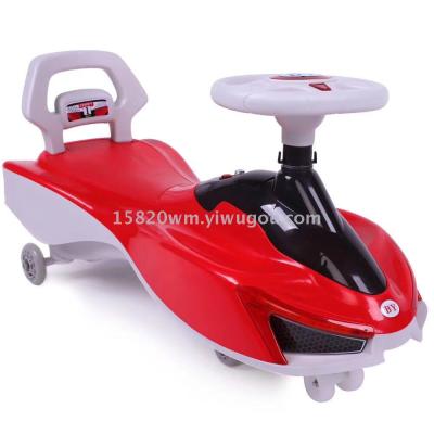 Toy novelty toy torsion car flash toy electric car tricycle skateboard toy child car