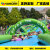 Large city slides mobile water park amusement equipment outdoor watercourse toys double - deck inflatable water slides