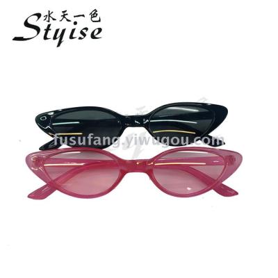 New European and American trend restoring ancient ways inverted triangle sunglasses popular small frame sunglasses 18222