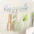 Nordic Color Seamless Lock Type Strong Suction Cup 6 Linked Bathroom Towel Rack Cabinet Sucker Hook