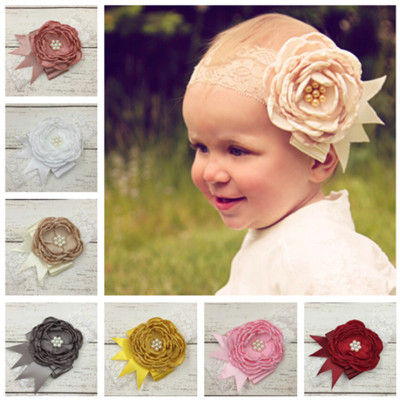 Cloth Flower Headband Baby Headband Children's Hair Band Holiday Birthday